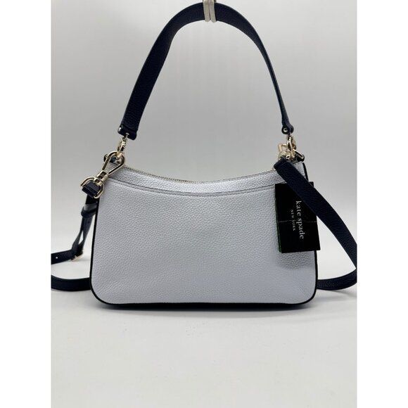 KATE SPADE NY Hudson colorblock leather shoulder crossbody bag + Dust bag BLUE - Picture 8 of 12